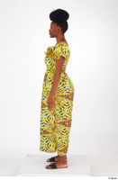  Dina Moses dressed standing whole body yellow long decora apparel african dress 0003.jpg